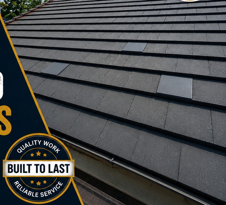 Completed tiled roof by JJ Roofing & Building